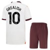 Maillot de Supporter Manchester City Grealish 10 Extérieur 2023-24 Pour Enfant